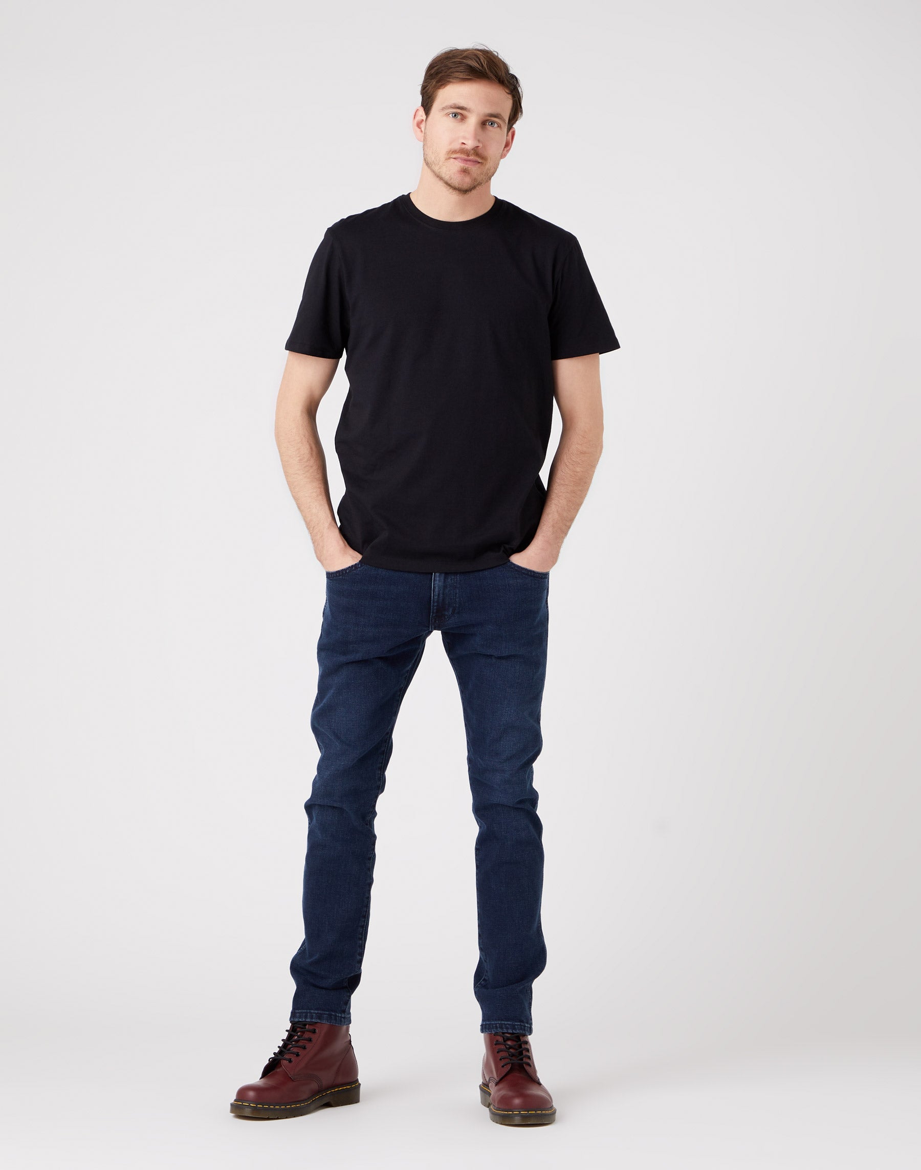 2 Pack Tee in Nero/Bianco Magliette Wrangler   