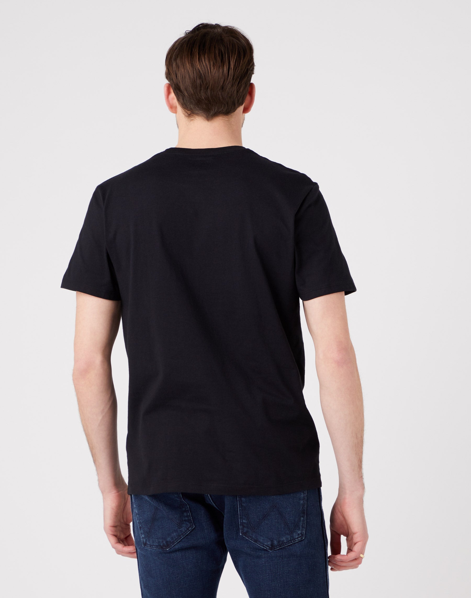 2 Pack Tee in Nero/Bianco Magliette Wrangler   