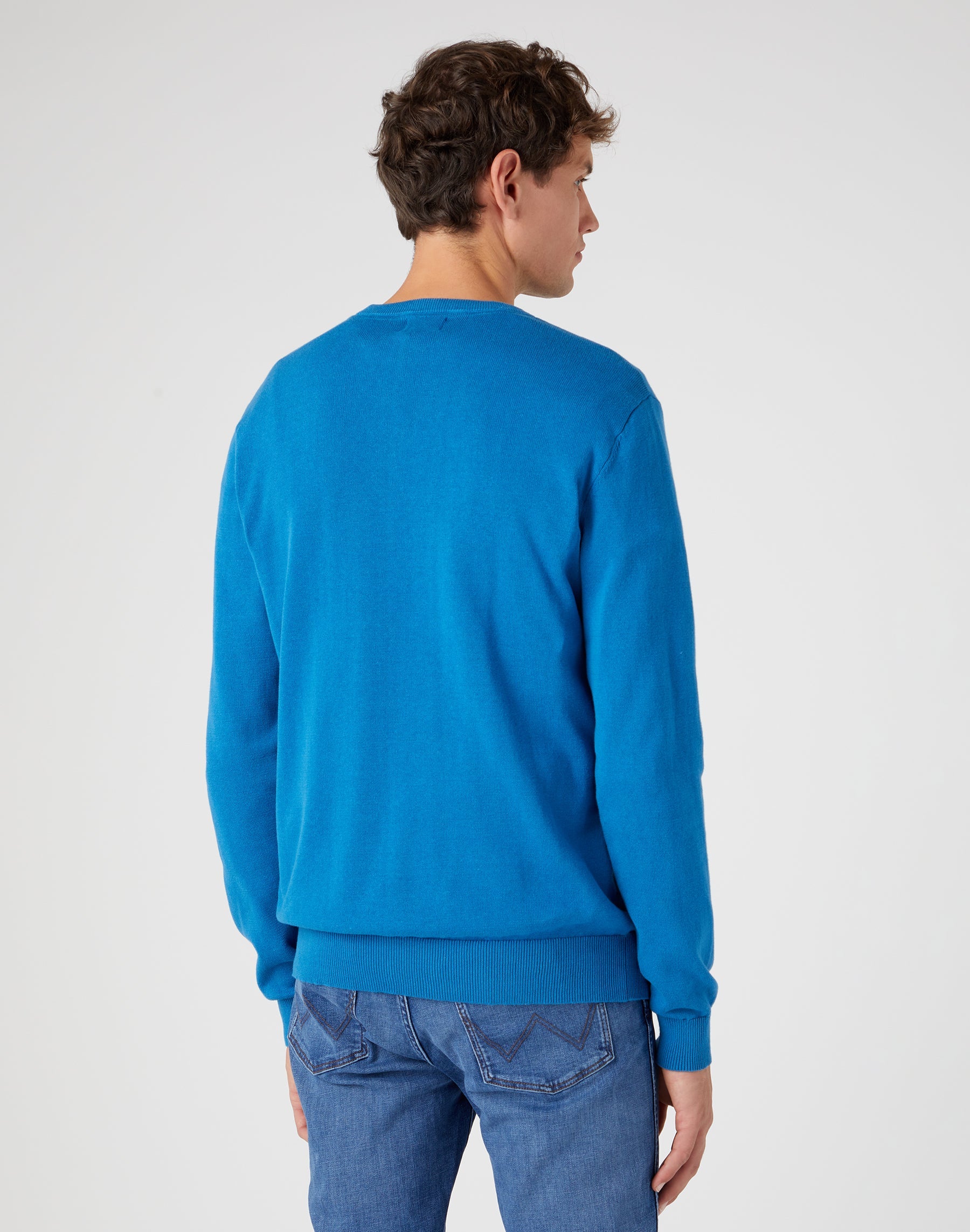 Maglia girocollo in Deep Water Maglioni Wrangler   