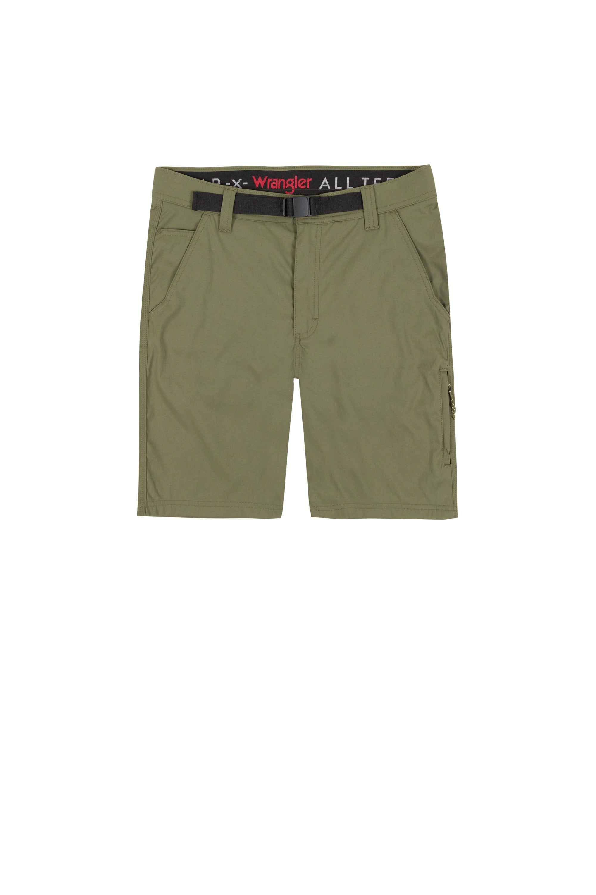 Pantaloncini corti con cintura 8Pct in Dusty Olive Wrangler   