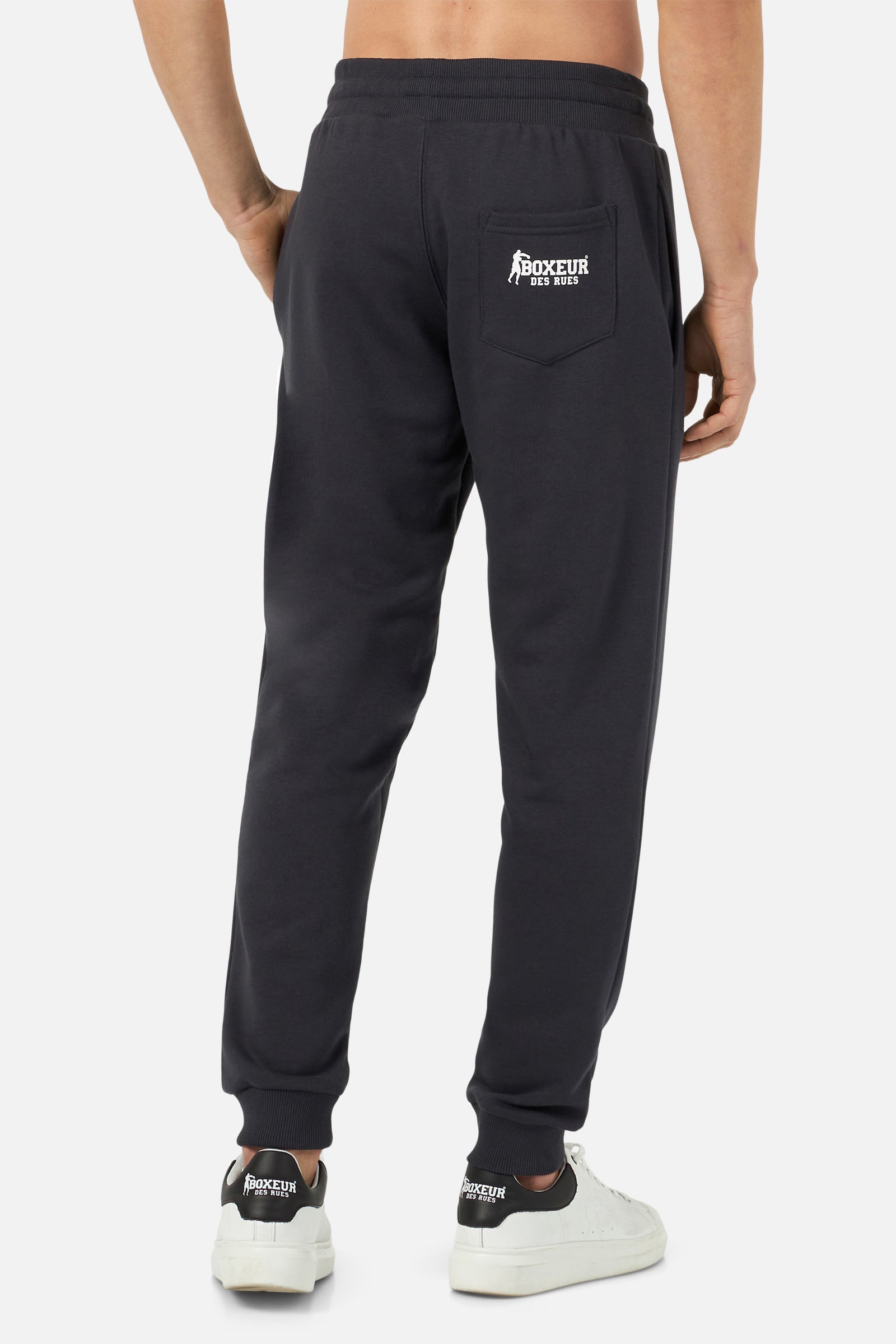 Pantalone lungo uomo in antracite Boxeur des Rues   