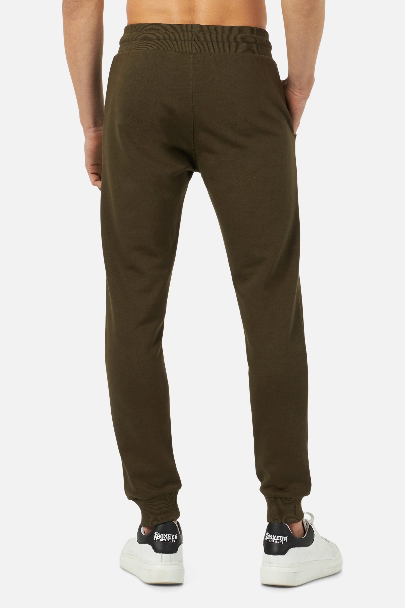 Pantalone felpato slim fit con logo in pantaloni dell'esercito Boxeur des Rues   