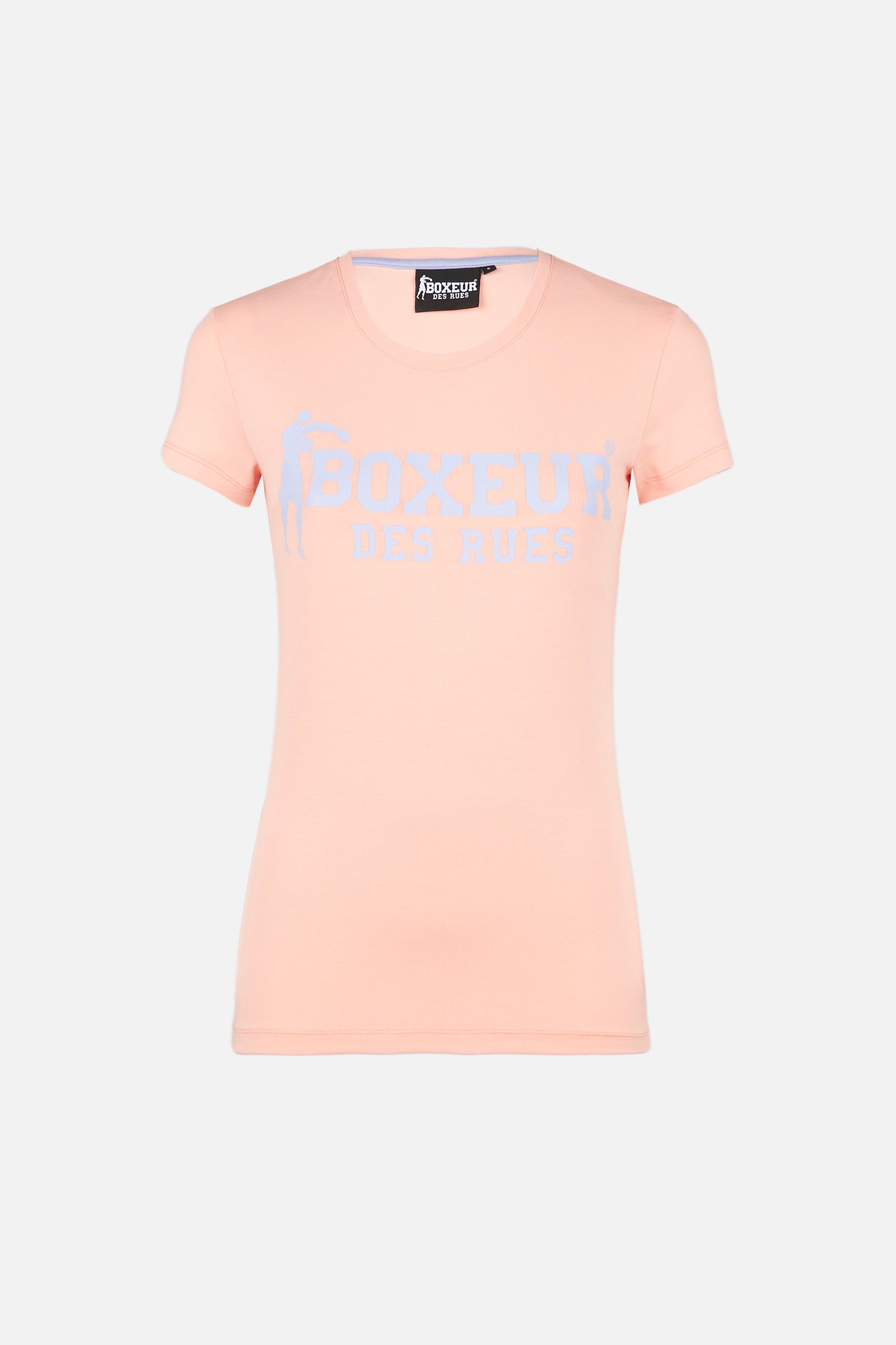 Maglietta basic con logo frontale in Blush T-Shirts Boxeur des Rues   