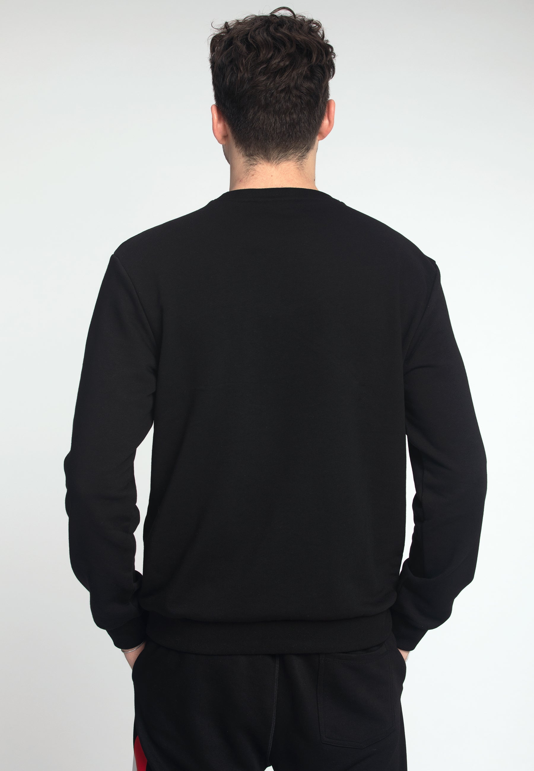 Felpa Brustem Crew Sweat in nero Fila   