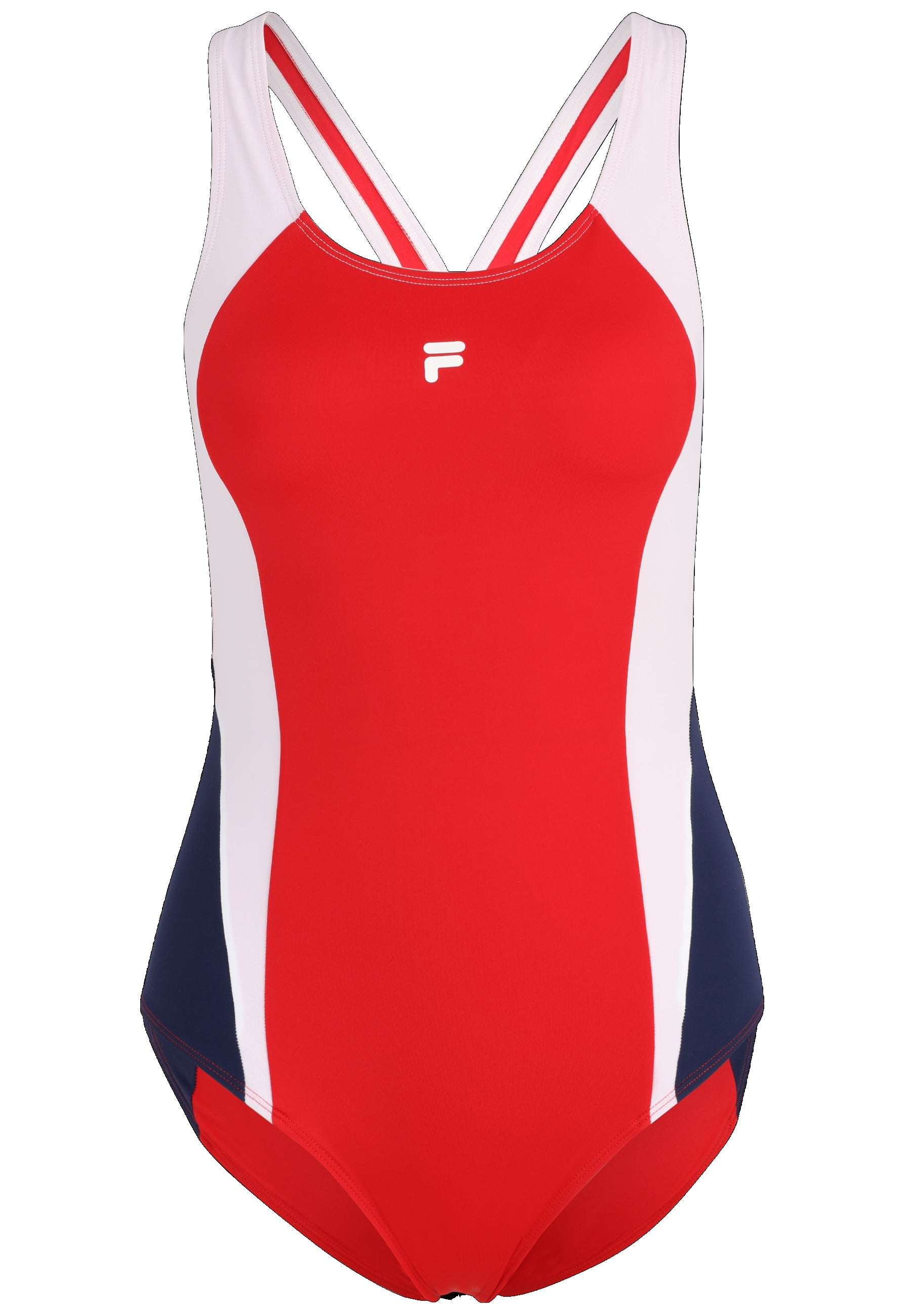 Sanya Swimsuit in True Red-Bright White-Medieval Blue Costumi da bagno Fila   