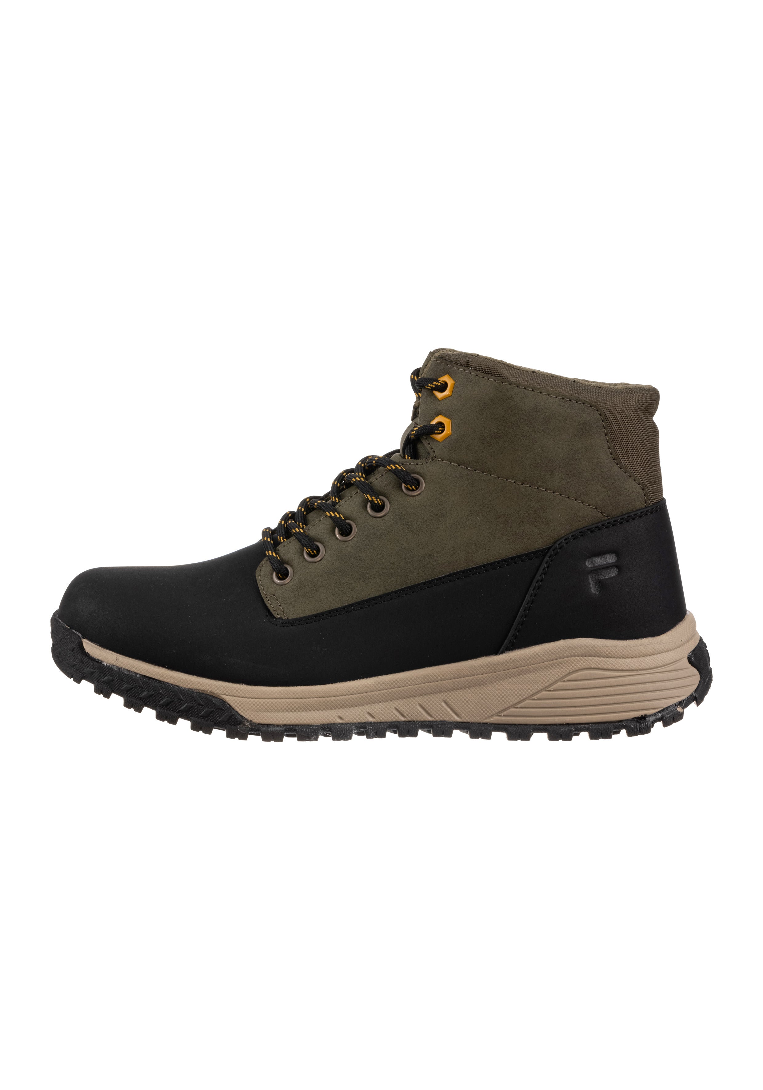 Lance XXI in Nero-Olive Night - Stivaletti stringati Fila   