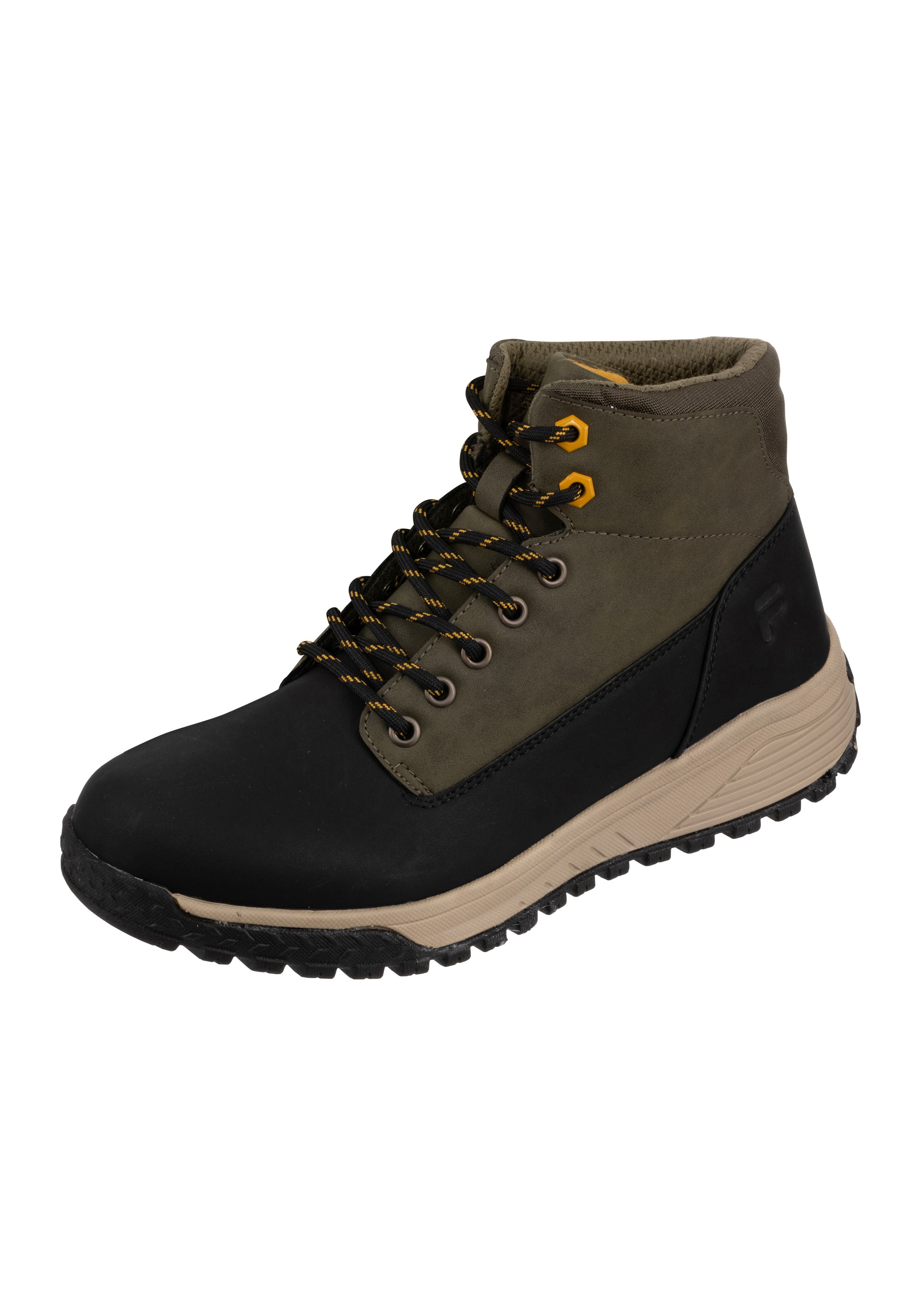 Lance XXI in Nero-Olive Night - Stivaletti stringati Fila   